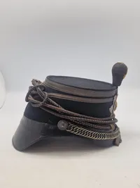 Original Kepi model 1880 for officerer v. fodfolket pompon + svejf  1889