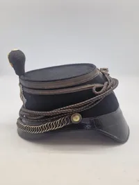 Original Kepi model 1880 for officerer v. fodfolket pompon + svejf  1889