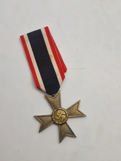 WW2 German Kriegsverdienst Kreuz War Merit Cross Without Swords