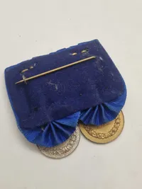 Original 2-fach Ordensspange / Spange Dienstauszeichnung der Wehrmacht