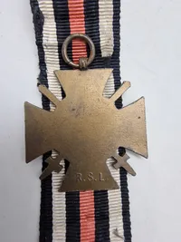 Originalt ehrenkreuz für frontkämpfer med Hersteller Richard Sieper & Söhne Lüdenscheid