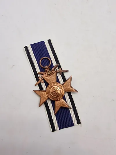 Originalt Bayern WW1, Militär Verdienstkreuz 3.Klasse am Band
