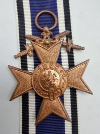 Originalt Bayern WW1, Militär Verdienstkreuz 3.Klasse am Band