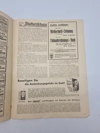 Originalt WW2 “Wochenblatt der Landesbauernschaft Sachsen" (Ugeblad for Sachsens Landbrugssammenslutning)