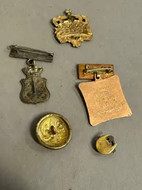 Samling diverse militaria