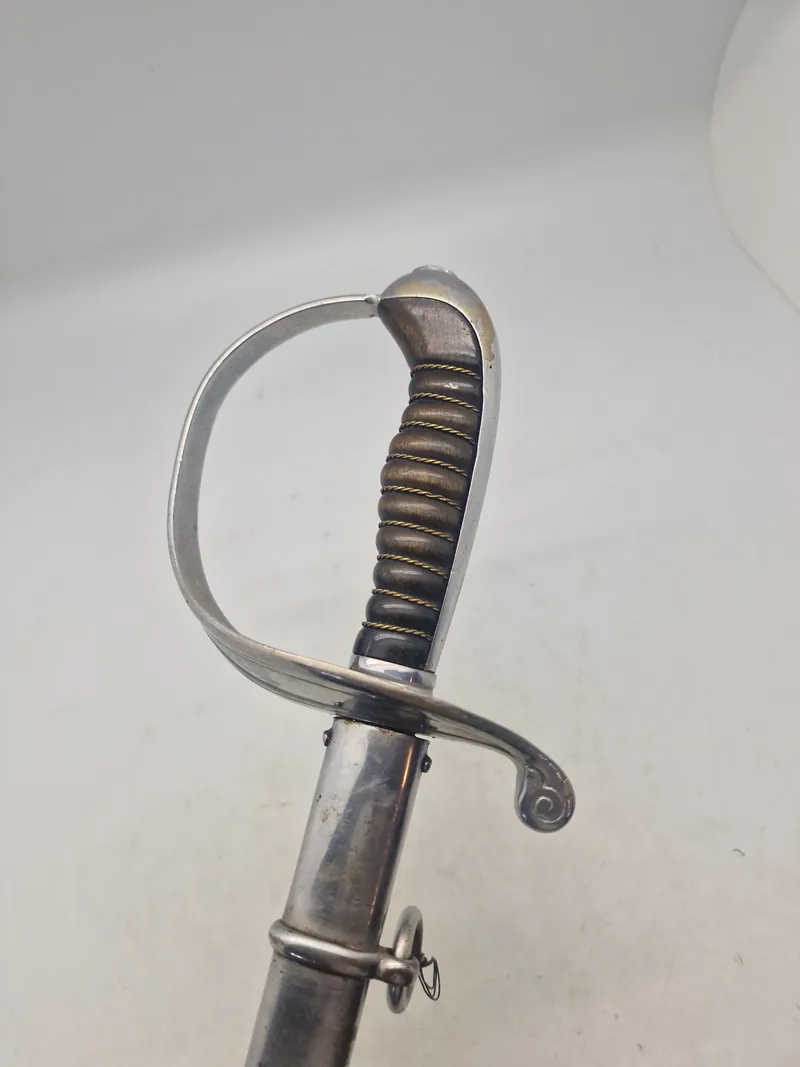 Original Dansk officerssabel med graveret klinge