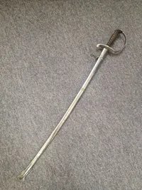Original Dansk officerssabel med graveret klinge
