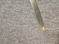 Original dansk Hautboistsabel Model 1831,  stemplet: Slesvigske Jæger Corps 2. Kompagni nr. 6