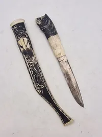 Original finsk Helhornskniv