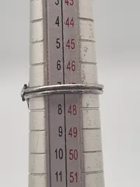 Fingerring 830 sølv