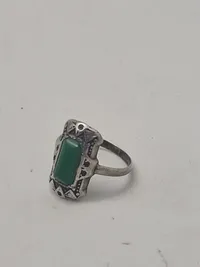 Fingerring 830 sølv (Art Deco)