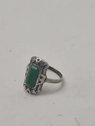 Fingerring 830 sølv (Art Deco)
