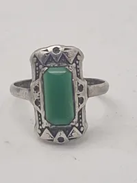 Fingerring 830 sølv (Art Deco)