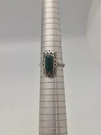 Fingerring 830 sølv (Art Deco)