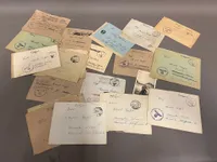 Samling Tysk feltpost fra samme mand