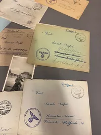 Samling Tysk feltpost fra samme mand