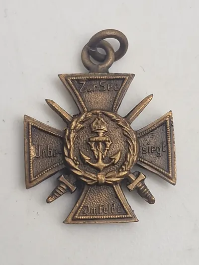 Originalt Flandern-Kreuz, Marines Flanders 1914/18 (Miniature)