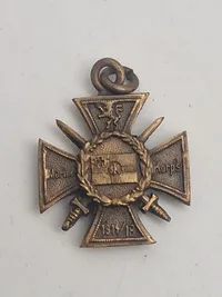 Originalt Flandern-Kreuz, Marines Flanders 1914/18 (Miniature)