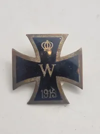 Originalt 1. Weltkrieg, Patriotrisches Abzeichen, Eisernes Kreuz 1914