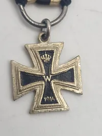 Originalt ww1 miniature eisernes kreuz