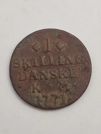 Original 1 skilling 1771