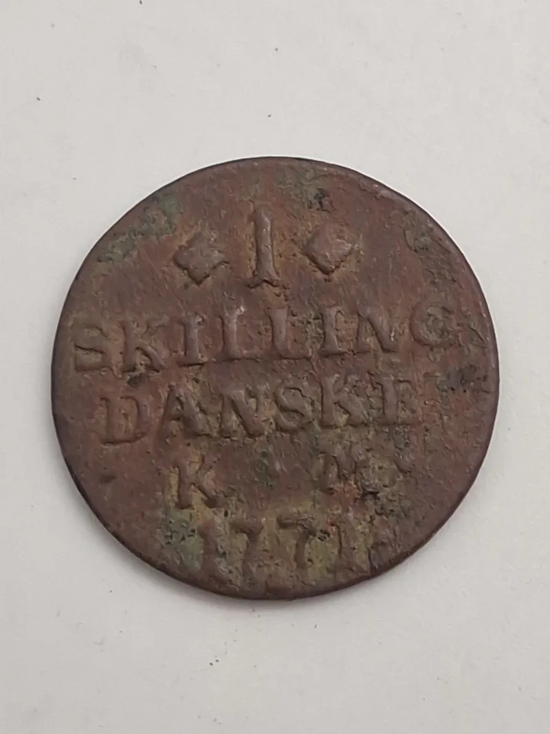 Original 1 skilling 1771