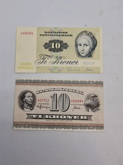 To 10 kr sedler