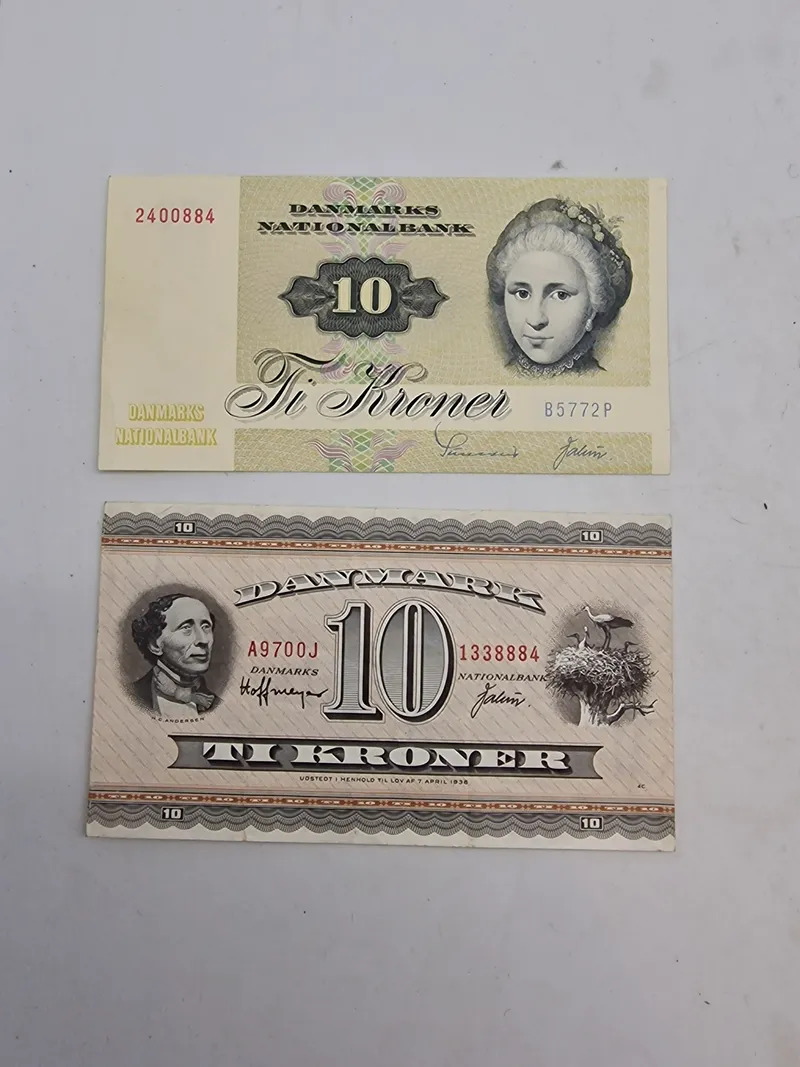 To 10 kr sedler