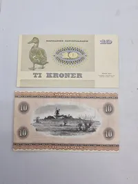 To 10 kr sedler