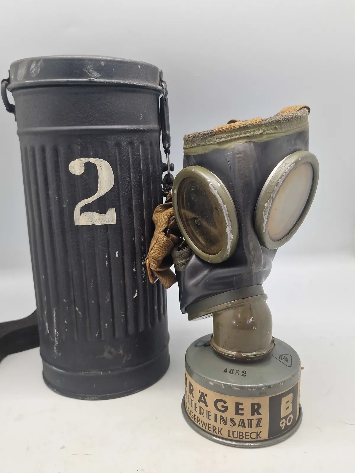 Tysk WW2 gasmaske