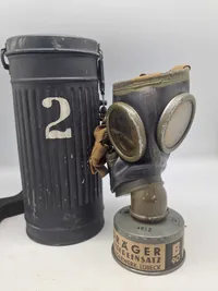 Tysk WW2 gasmaske