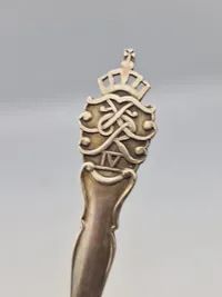 Original Royal mindeske af sølv