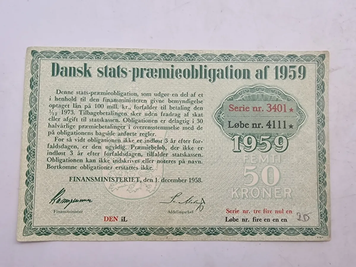 præmie obligation