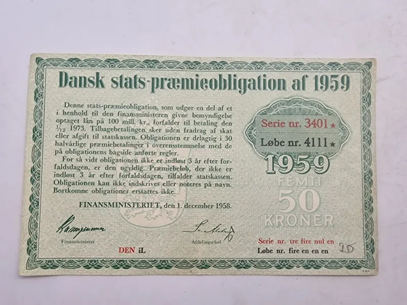 præmie obligation
