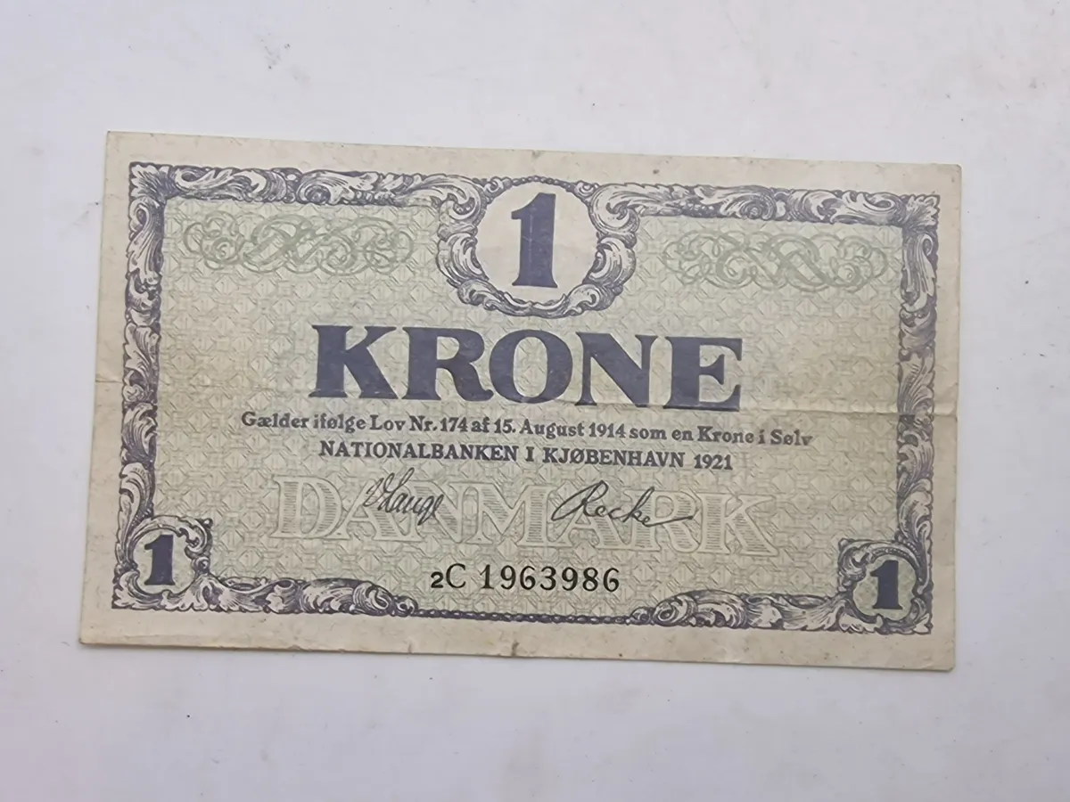 1 kr seddel