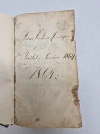 Original samlebog fra 1864
