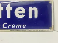 Originalt Emaljeskilt brug måtten
