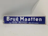 Originalt Emaljeskilt brug måtten
