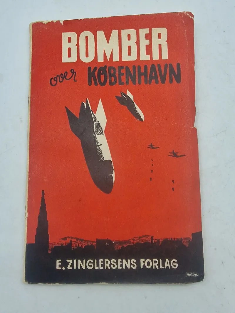 Bomber over københavn originalt D.N,S,A.P propaganda