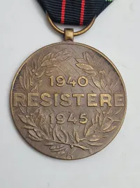 Original medal of the Armed Resistance 1940-1945
