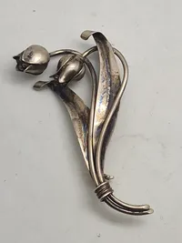 Broche John. L. - 830 sølv