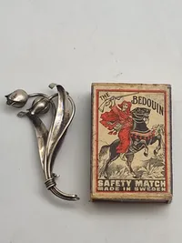 Broche John. L. - 830 sølv