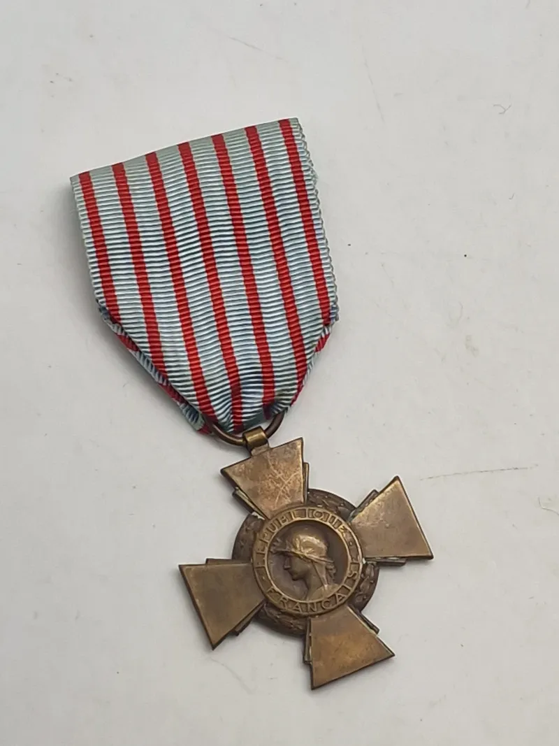 Originalt Combatant's Cross (Croix du Combattant) (WW1)