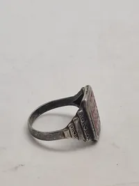 Original dansk patriotisk fingerring fra tiden omkring ww2