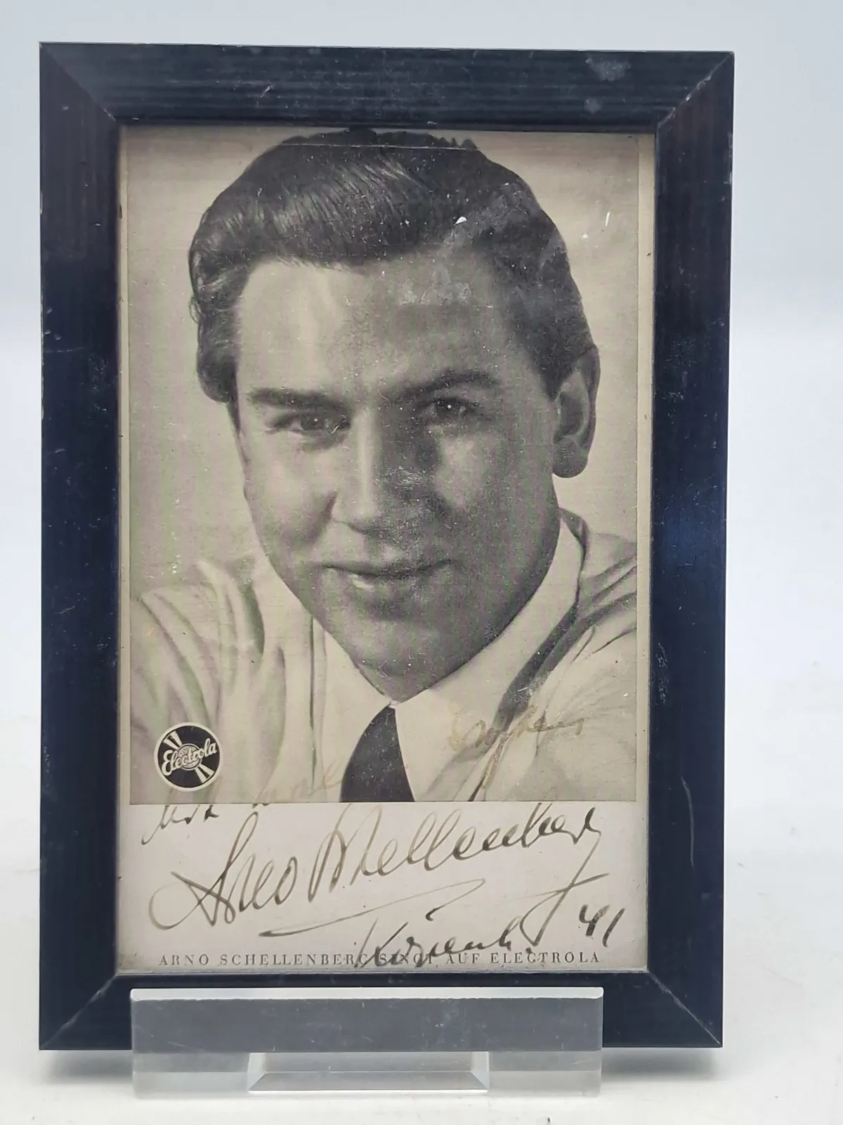Original Arno Schellenberg autograf