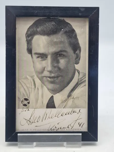 Original Arno Schellenberg autograf