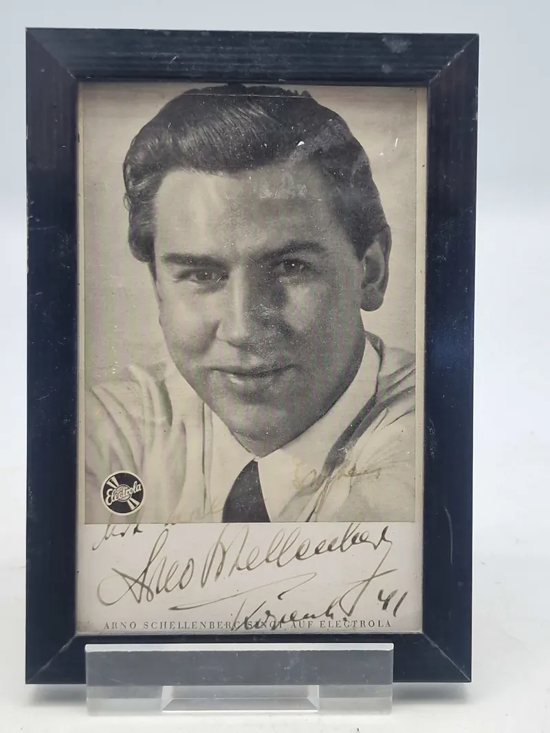 Original Arno Schellenberg autograf