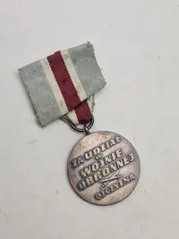Original "Medalje for deltagelse i forsvarskrigen i 1939" (Polen)