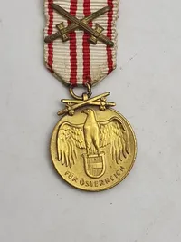 Original WW1 østrisk krigsminnemedalje(Kriegserinnerungsmedaillie)