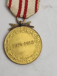 Original WW1 østrisk krigsminnemedalje(Kriegserinnerungsmedaillie)